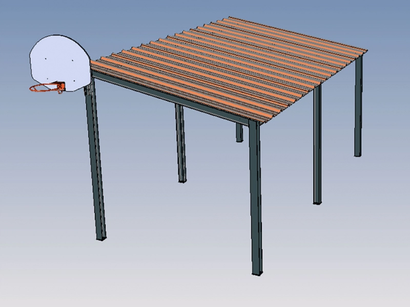 Maquette conception d'un abri