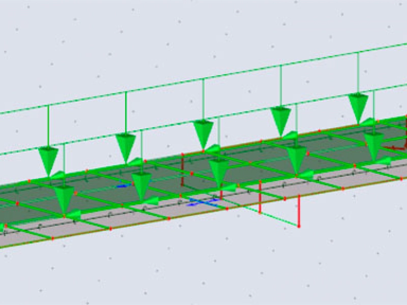 Pont chariot de manutention