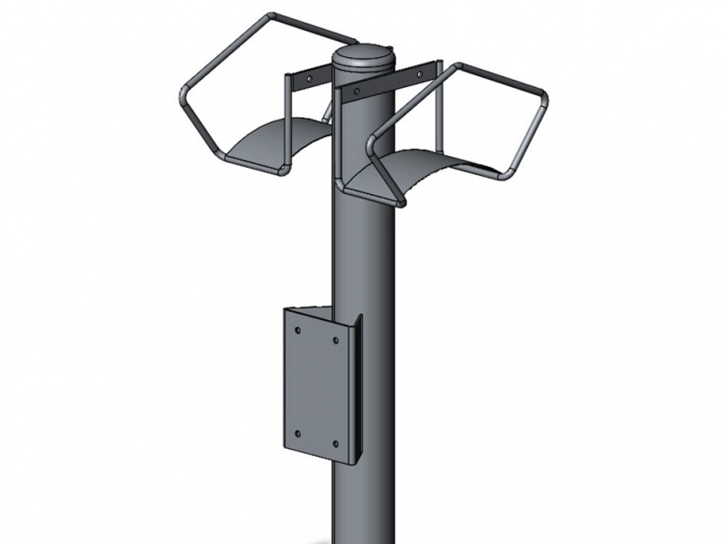 Structure en acier pose tuyaux