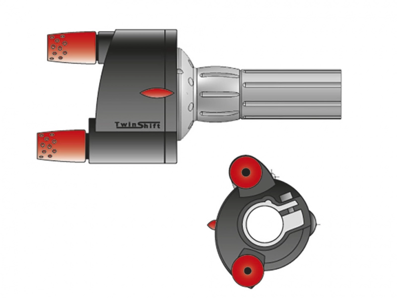 Schéma technique poignée de vitesse TwinShift