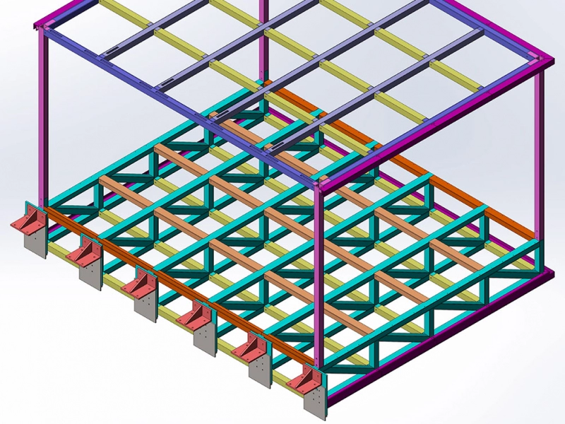 Maquette structure bâtiment